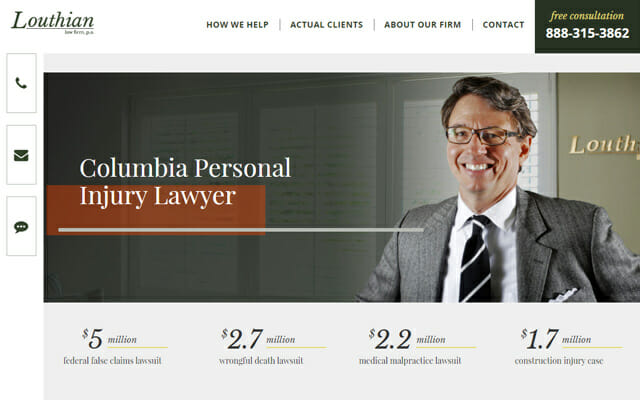 Web Designer for Columbia, SC Lawyer