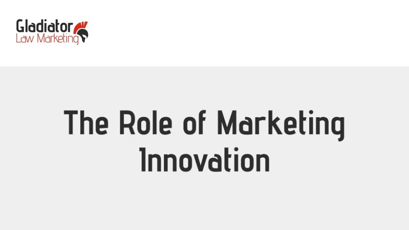 The Role of Marketing Innovation